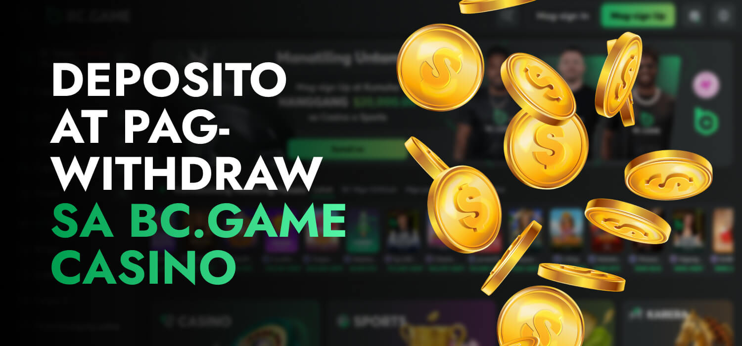Deposito at Pag-withdraw sa BC.Game Casino