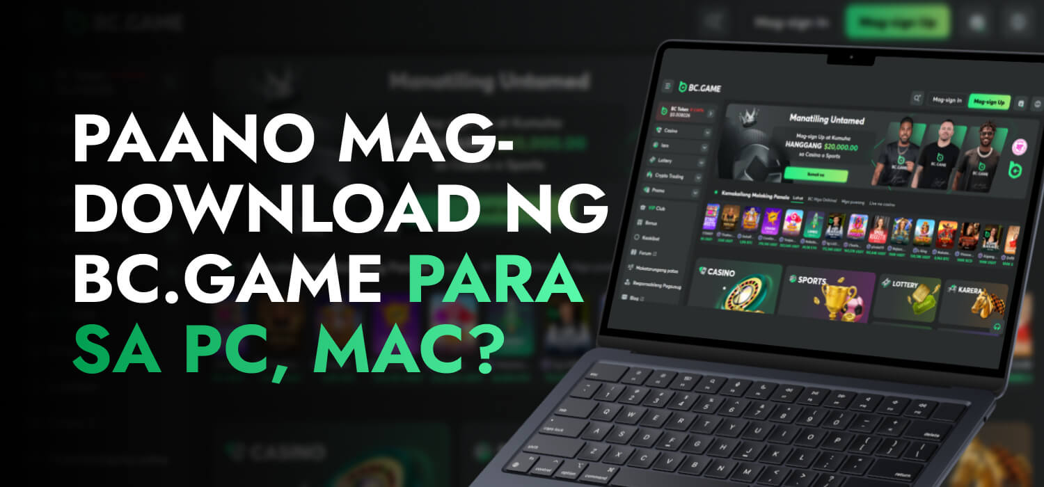 Paano mag-download ng BC.Game para sa pc