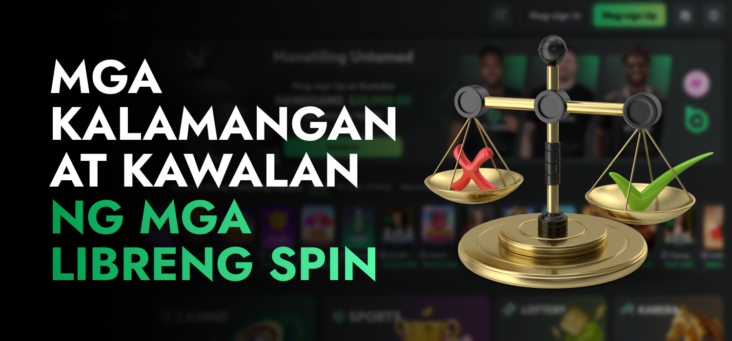 Mga Kalamangan at Kawalan ng mga Libreng Spin sa BC.Game Casino