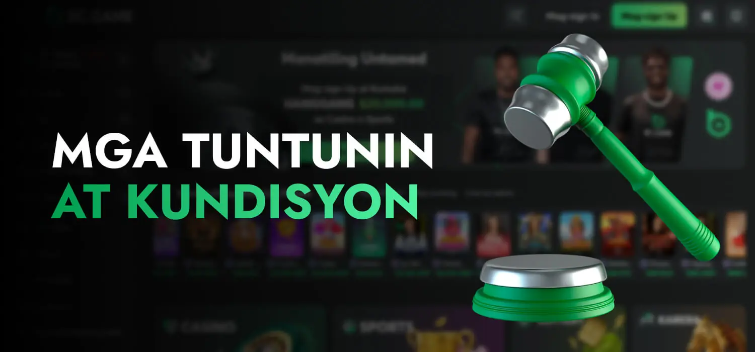 Mga Tuntunin at Kundisyon